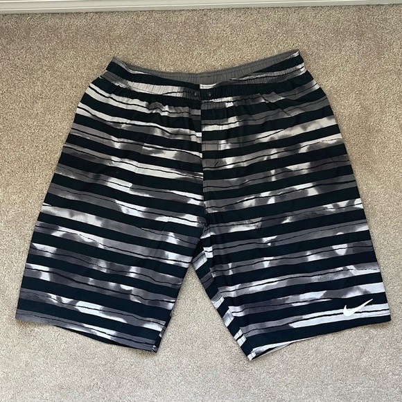 Nike Other - Striped Nike Swim Shorts